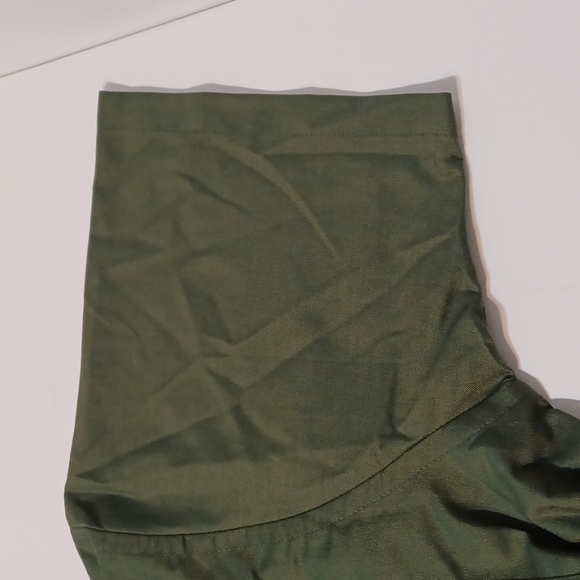 Van Heusen Men's Green Short Sleeve Dress Shirt - Picture 8 of 14